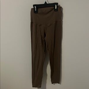 Aerie Brown High-Rise 7/8 Leggings